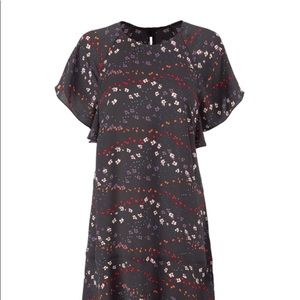 Cabi Zadi Muse Flower Flash floral print chiffon mini dress tunic Style 3828 M